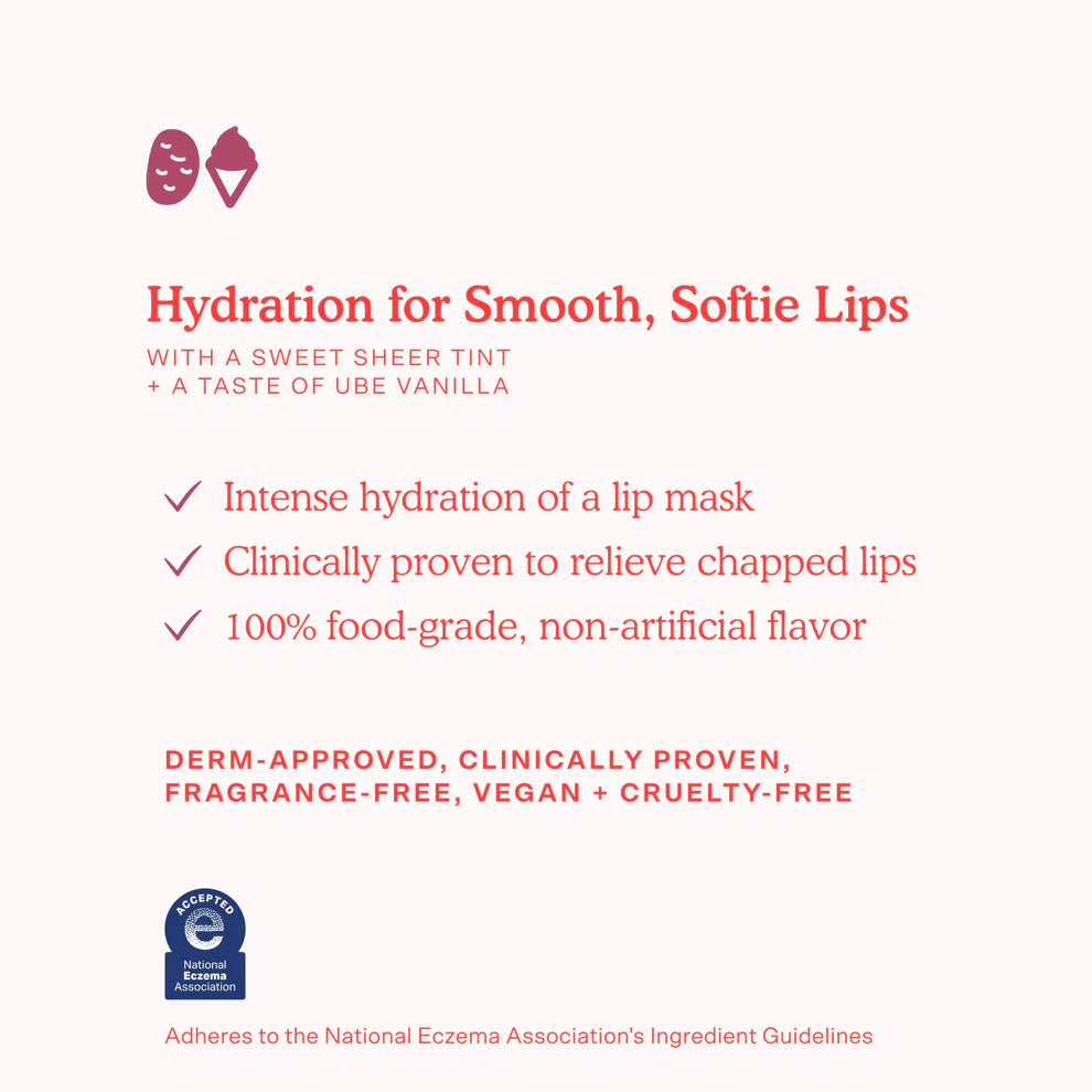 Tower 28 LipSoftie Hydrating Tinted Lip Treatment Balm, Moisturizing Lip Mask for Chapped Lips
