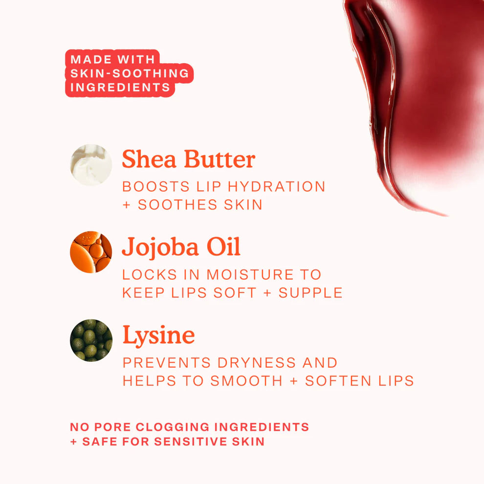 Tower 28 LipSoftie Hydrating Tinted Lip Treatment Balm, Moisturizing Lip Mask for Chapped Lips