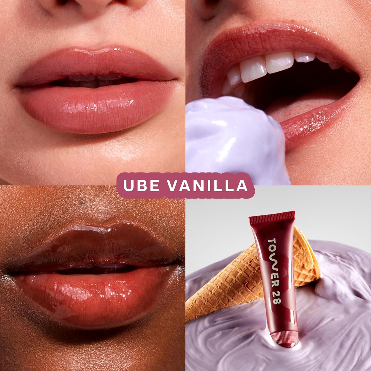 Tower 28 LipSoftie Hydrating Tinted Lip Treatment Balm, Moisturizing Lip Mask for Chapped Lips
