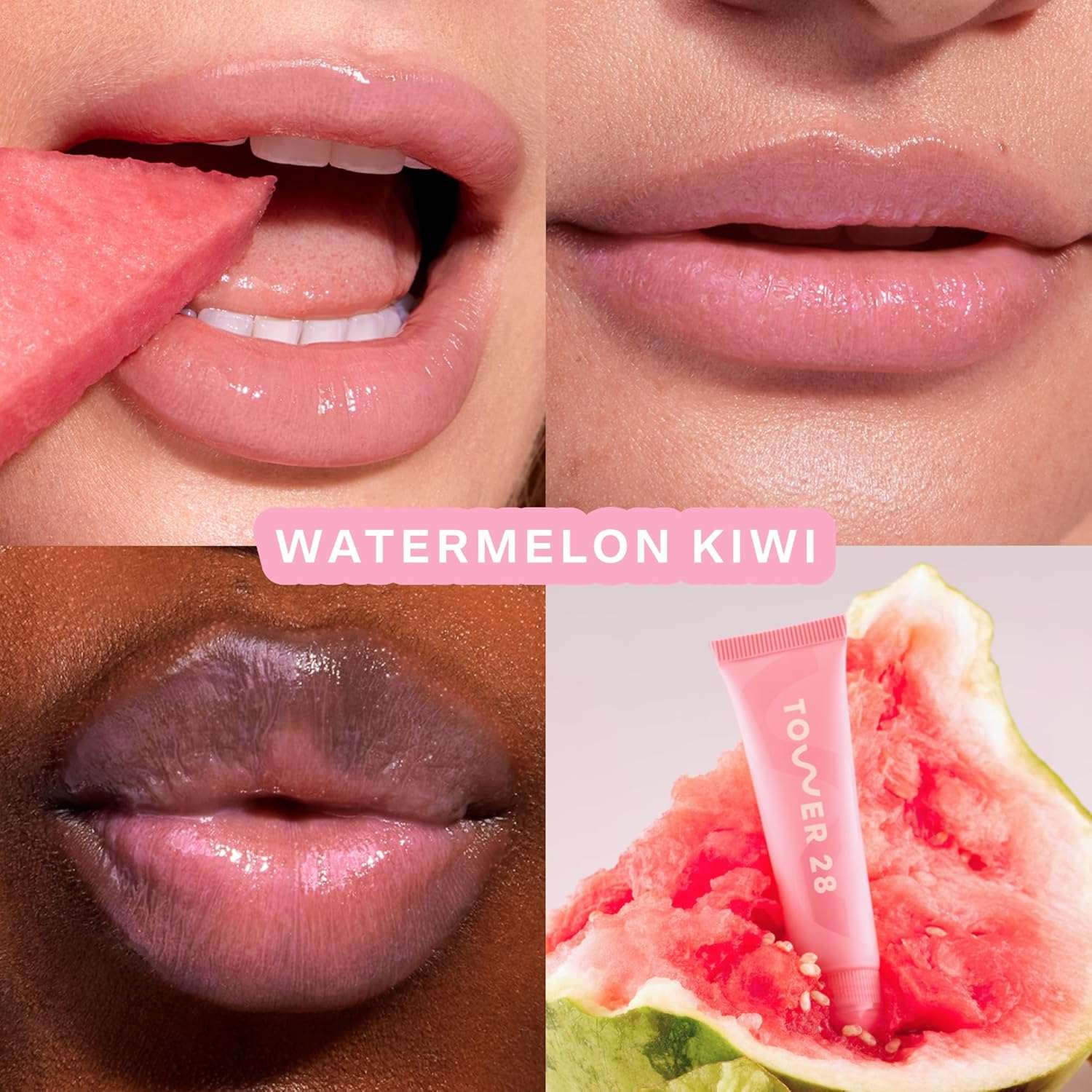 Tower 28 LipSoftie Hydrating Tinted Lip Treatment Balm, Moisturizing Lip Mask for Chapped Lips