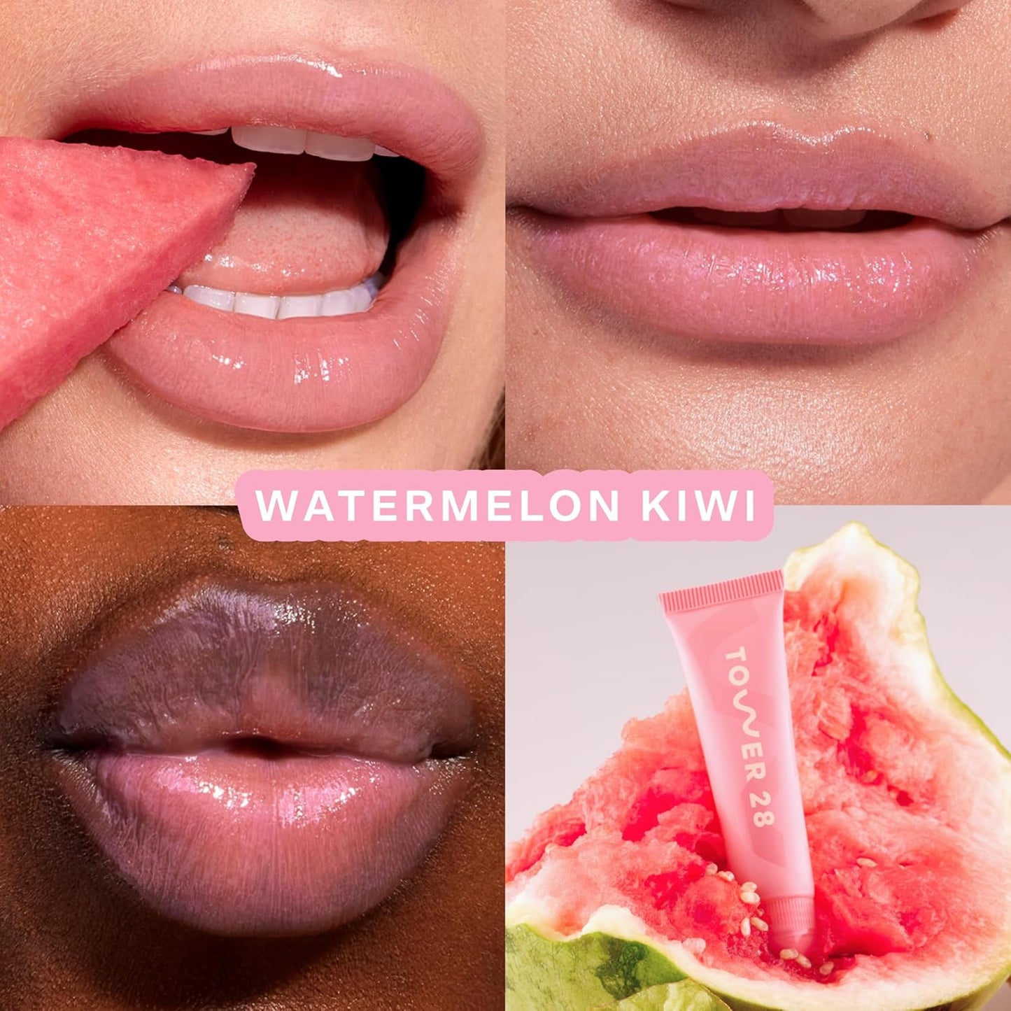 Tower 28 LipSoftie Hydrating Tinted Lip Treatment Balm, Moisturizing Lip Mask for Chapped Lips