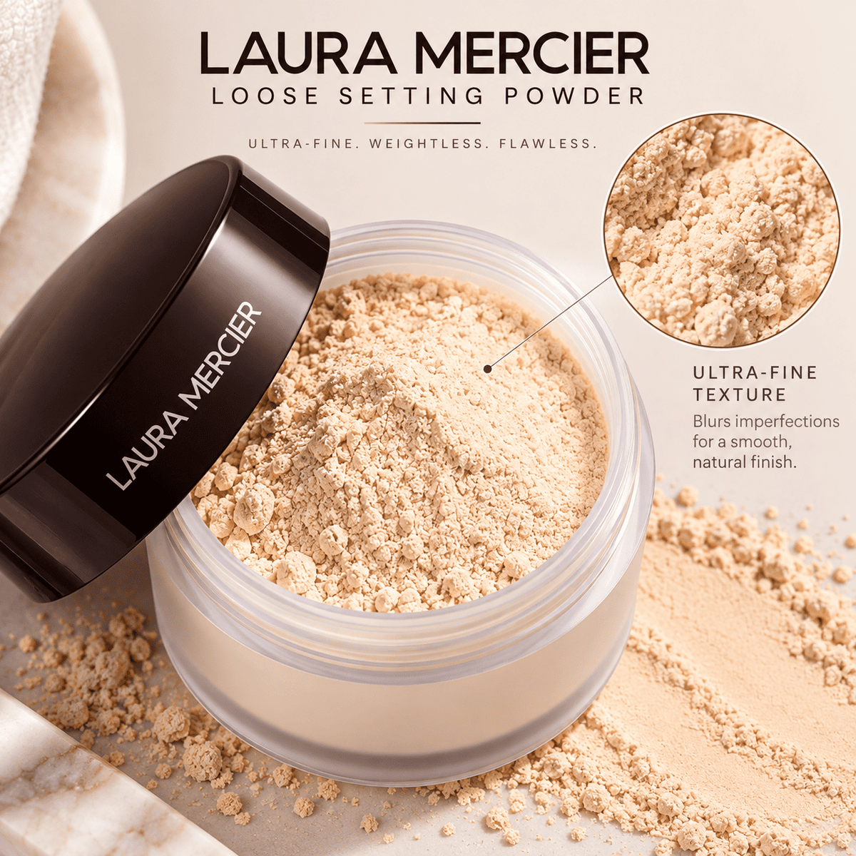 Laura Mercier Loose Setting Powder – Get MAC Kajal FREE