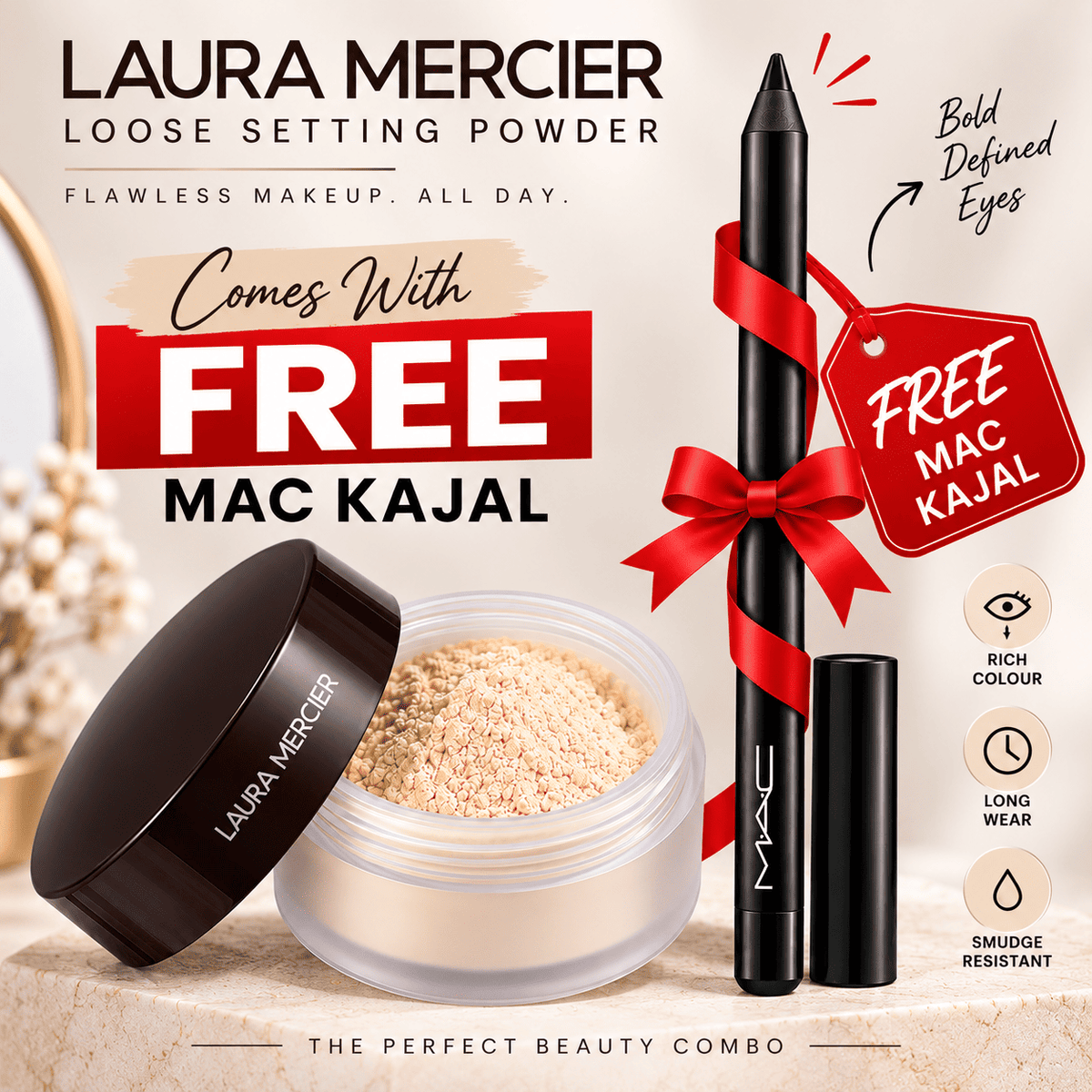 Laura Mercier Loose Setting Powder – Get MAC Kajal FREE